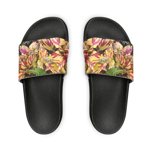 Coleus #2 Women's PU Slide Sandals