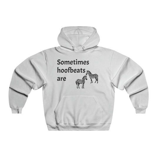 Hoofbeats (black text) Unisex NUBLEND Hooded Sweatshirt